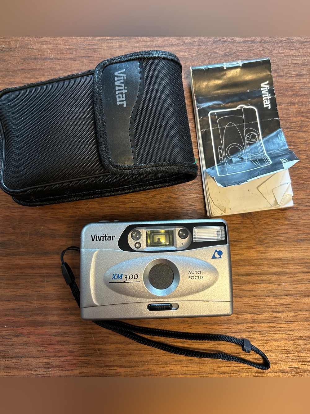 Vivitar XM300 Auto Focus Photo System Film Camera Case instructions